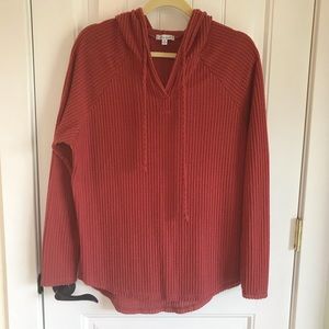 Boutique waffle hoodie